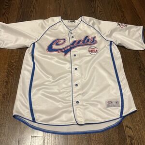Vintage Y2K Chicago Cubs Baseball Jersey MLB Embroidered  Mens XL White